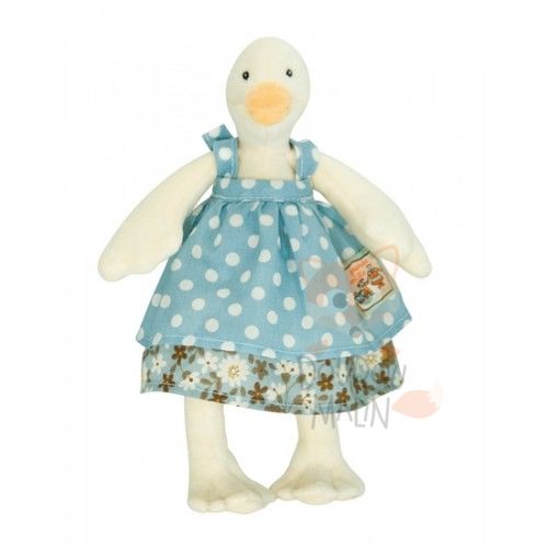  grande famille jeanne cane peluche robe bleu 